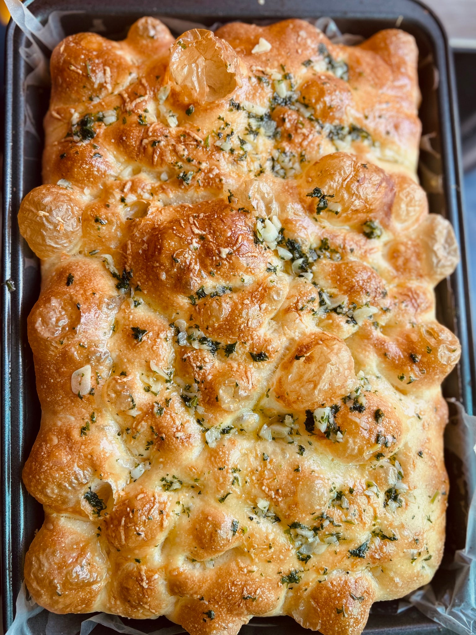 Garlic Parsley Focaccia