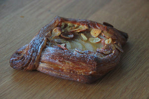 Poached Pear Almond Danish