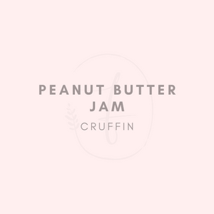 Peanut Butter Jam Cruffin