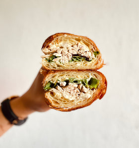 Roasted Chicken Croissant Sandwich