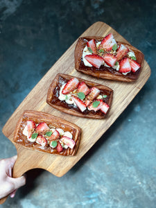 Spiced Honey Strawberry Danish