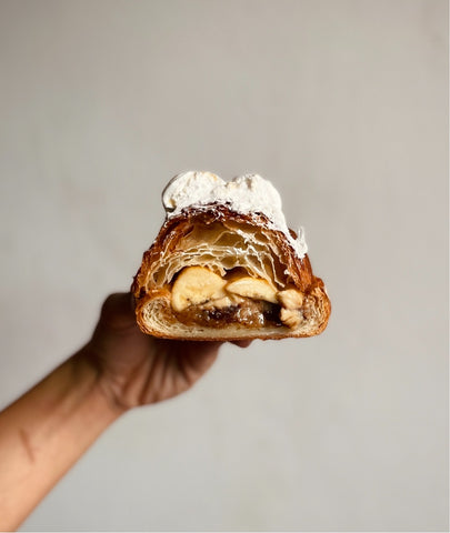 Twice-Baked Banoffee Croissant